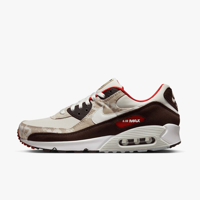 Nike Air Max 90 SE, Hueso claro/Caqui/Marrón terciopelo/Blanco cumbre, hi-res
