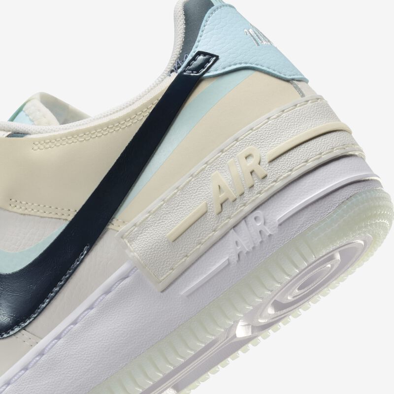 Nike Air Force 1 Shadow, Vela/Azul Glacial/Leche De Coco/Azul Marino Militar, hi-res