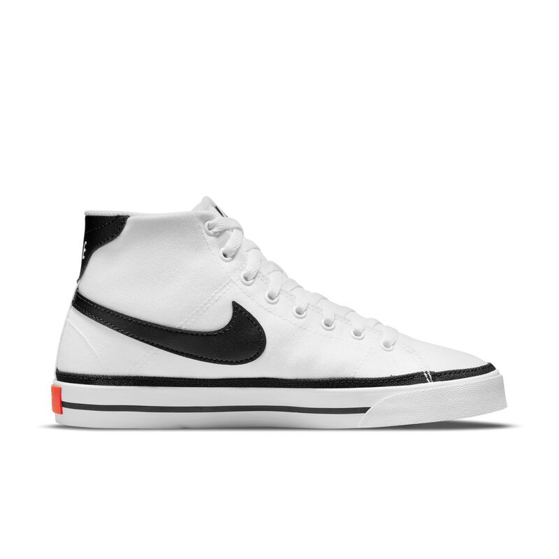 Nike Court Legacy Canvas Mid, Blanco/Naranja team/Negro, hi-res