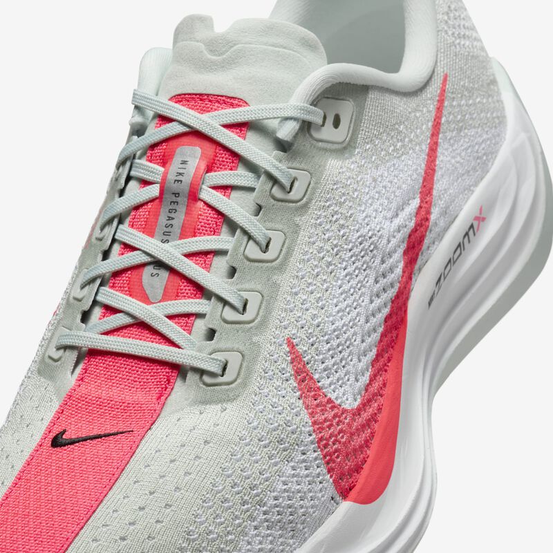 Nike Pegasus Plus, Barely Grey/Blanco/Negro/Hot Punch, hi-res