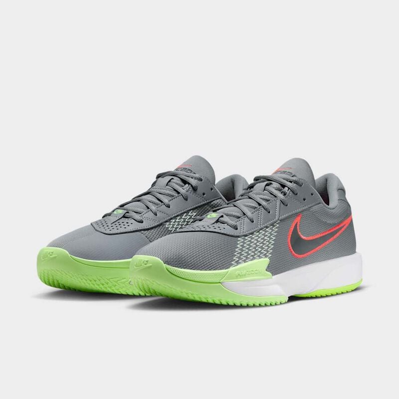 Nike GT Cut Academy, Gris Humo/Gris Humo Oscuro-Apenas Voltio-Carmes&iacute;-Blanco-Voltio, hi-res
