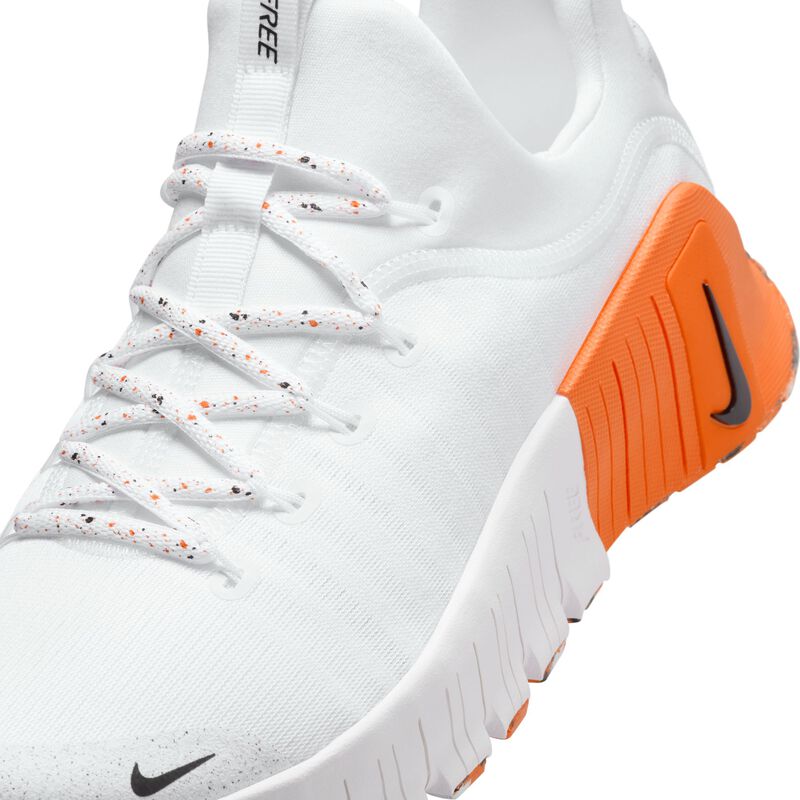 Nike Free Metcon 6, Blanco/Naranja seguridad/Negro, hi-res