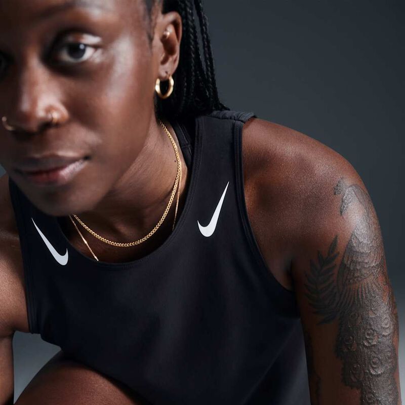 Polo Nike AeroSwift, Negro, hi-res