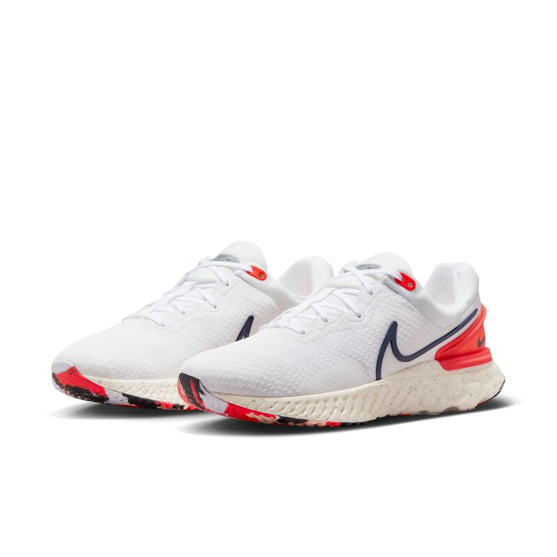 Nike React Miler 3, Blanco/Carmesí brillante/Vela/Obsidiana, hi-res