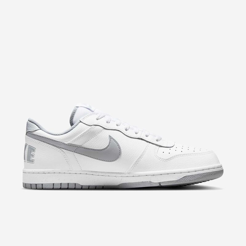 Nike Big Low, Blanco/Gris Lobo, hi-res