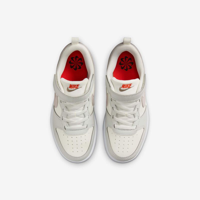 Nike Court Borough Low Recraft, Vela/Polvo Fotón/Rojo Picante/Gris Universitario, hi-res