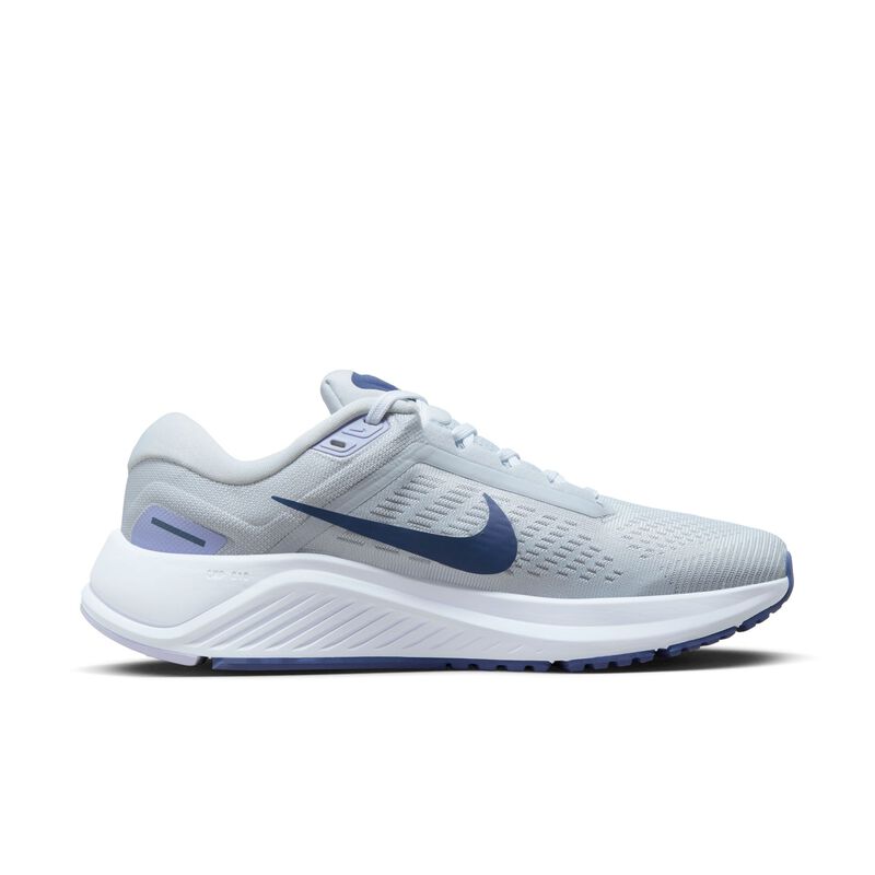 Nike Air Zoom Structure 24, Platino puro/Polvo de fotones/Blanco/Azul difuso, hi-res