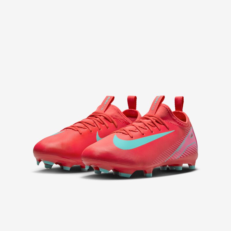 Nike Jr. Mercurial Vapor 16 Academy, Brasa Resplandor/Verde Aurora, hi-res