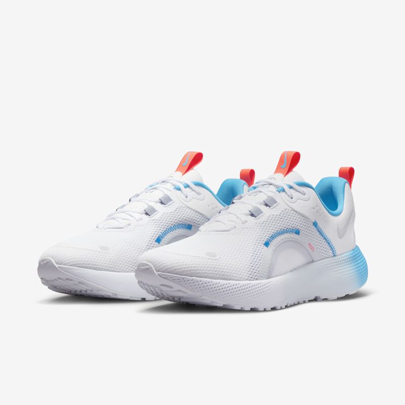 Nike React Escape Run 2, Blanco/Azul relámpago/Pizarra cenizo/Platino metalizado, hi-res