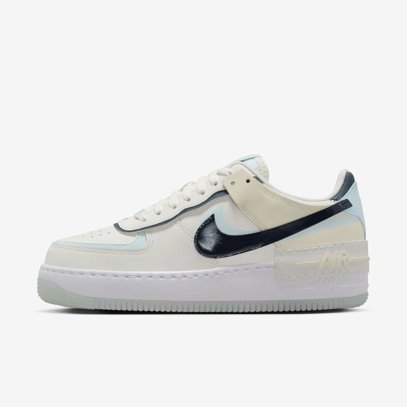 Nike Air Force 1 Shadow, Vela/Azul Glacial/Leche De Coco/Azul Marino Militar, hi-res
