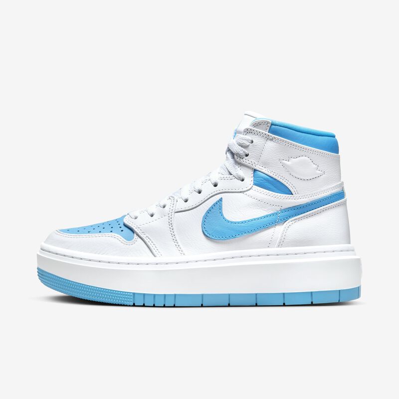 Air Jordan 1 Elevate High, Blanco/Blanco/Azul Polvo Oscuro, hi-res