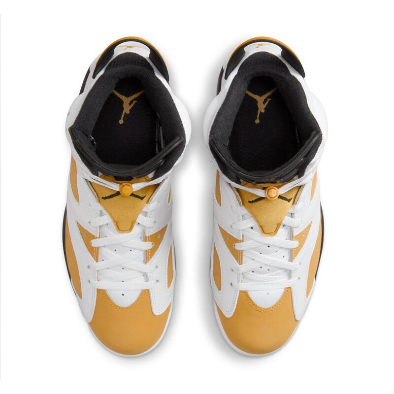 Air Jordan 6 Retro "Yellow Ochre", Blanco/Negro/Amarillo ocre, hi-res