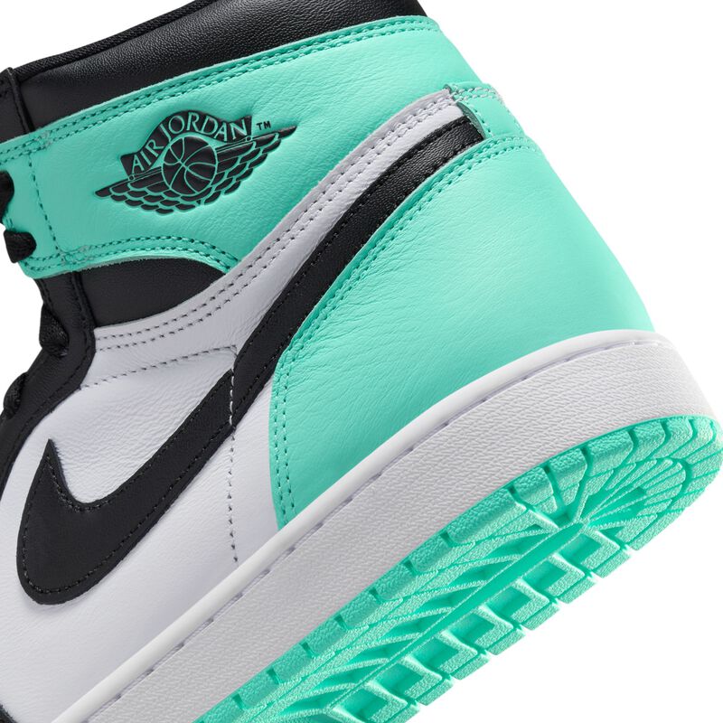 Air Jordan 1 Retro High OG "Yellow Ochre", Blanco/Negro-Verde Resplandor, hi-res