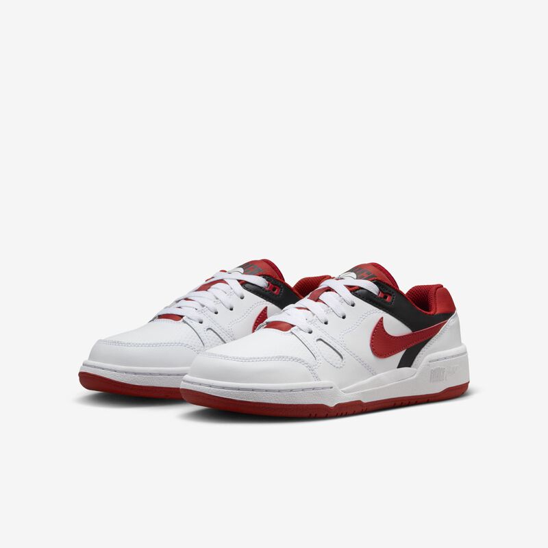 Nike Full Force Low, Blanco/Negro/Naranja Del Equipo/Rojo Místico, hi-res
