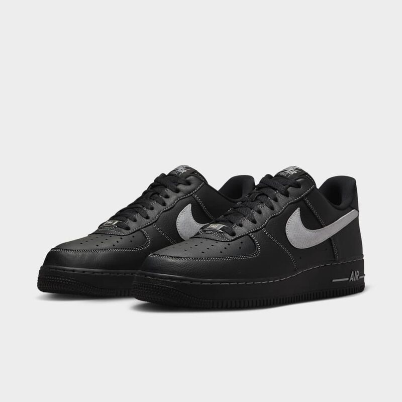 Nike Air Force 1 '07 LV8, Negro/Gris Lobo, hi-res