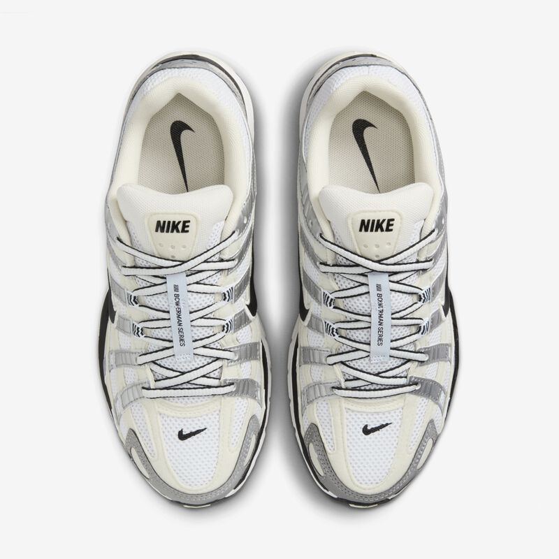 Nike P-6000, Leche de Coco/Blanco/Plata metalizado/Negro, hi-res