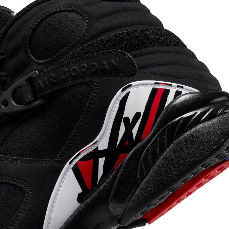 Air Jordan 8 Retro, Negro/Rojo/Blanco, hi-res