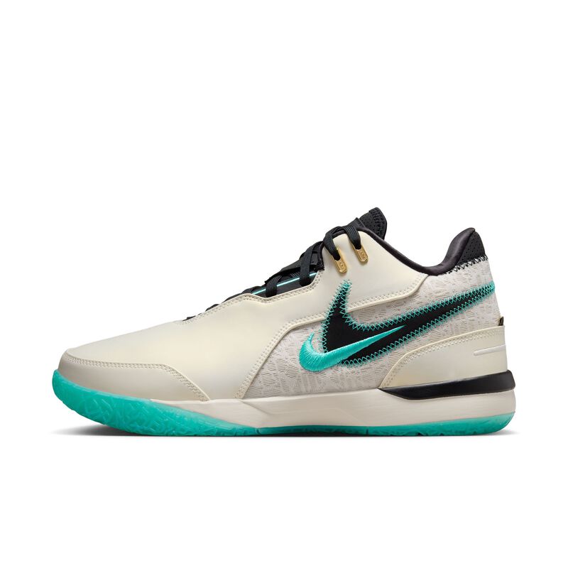 LeBron NXXT Gen AMPD, Marrón Madera Claro/Negro/Verde Azulado Lavado/Oro Metálico, hi-res