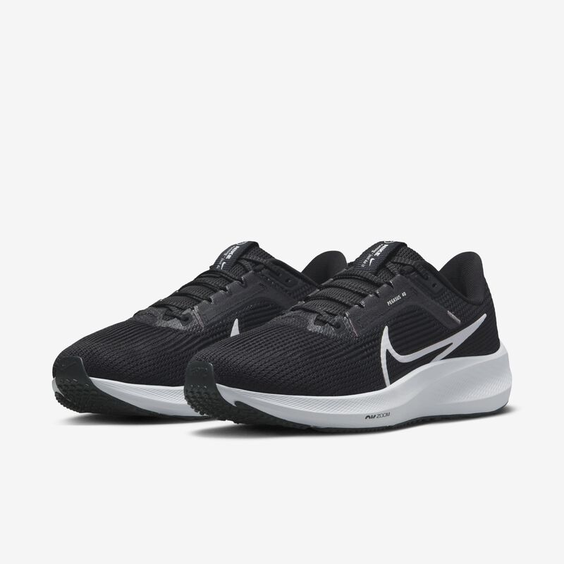 Nike Pegasus 40, Negro/Gris hierro/Blanco, hi-res