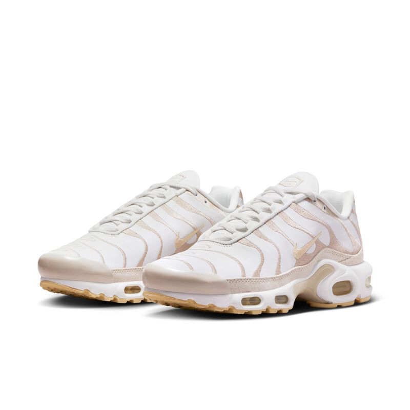Nike Air Max Plus PRM, Blanco Cumbre/Vainilla Pálido-Verde de Arena, hi-res