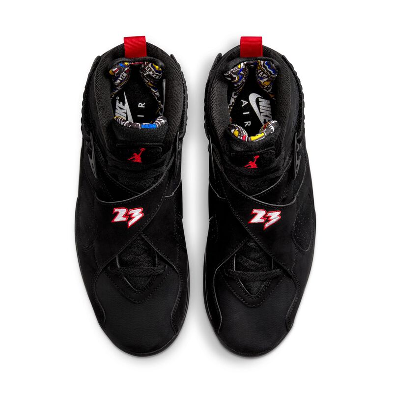 Air Jordan 8 Retro, Negro/Rojo/Blanco, hi-res