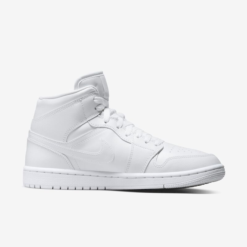 Air Jordan 1 Mid, Blanco/Blanco/Blanco, hi-res
