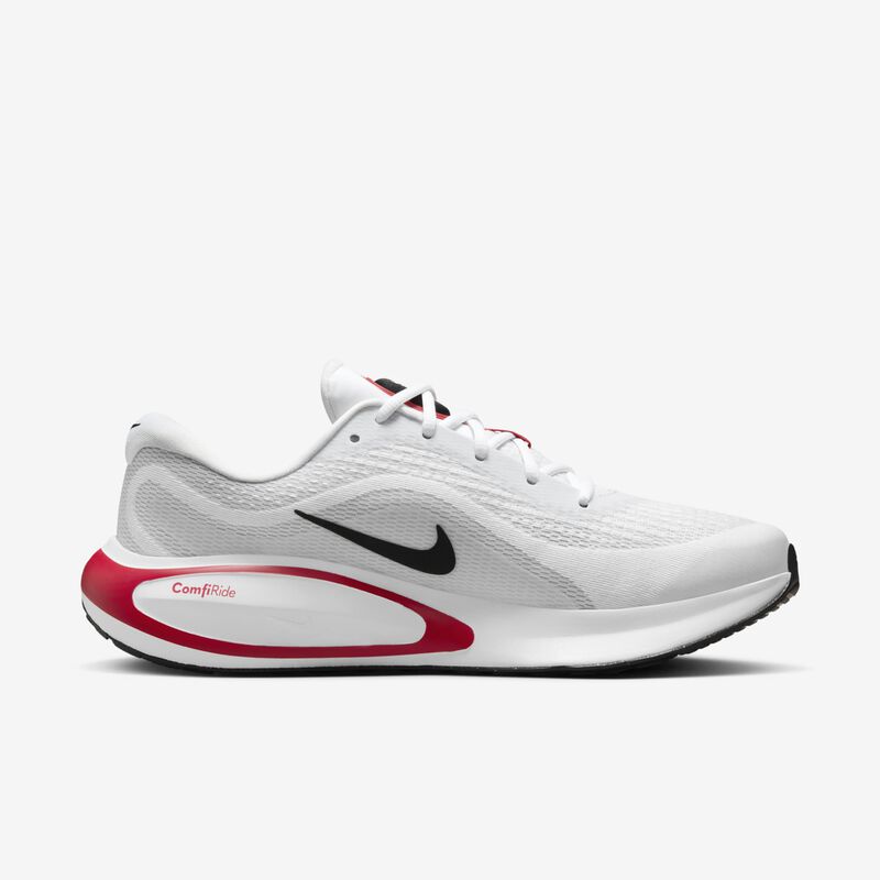 Nike Journey Run, Blanco/Rojo pasión/Gris cemento/Negro, hi-res