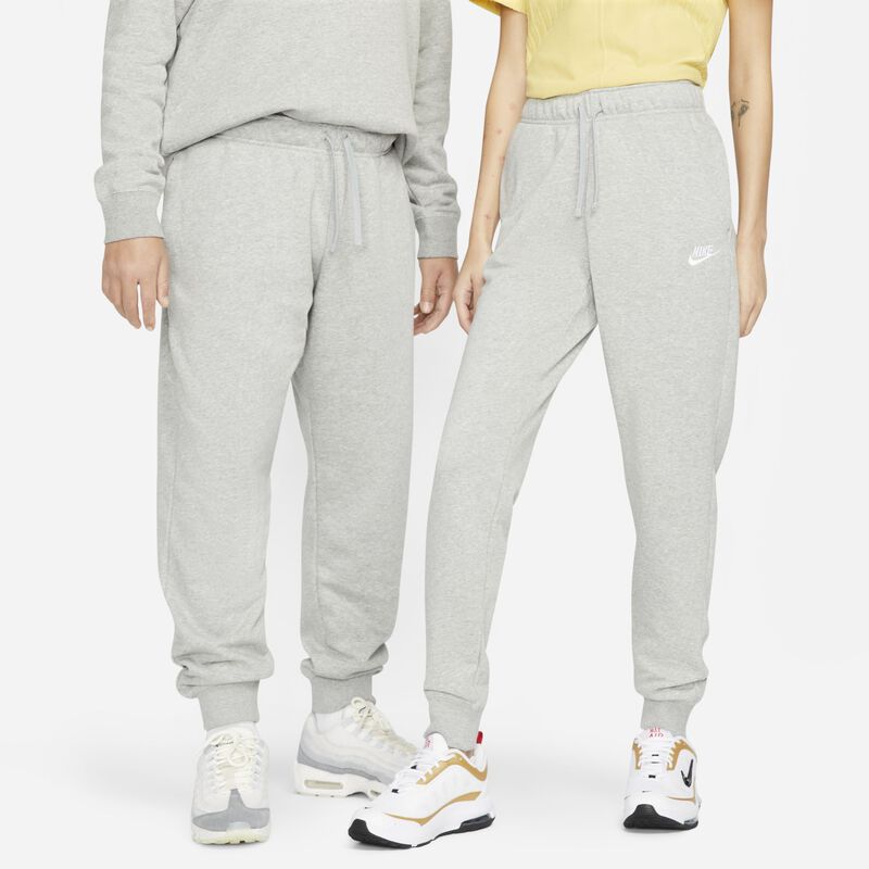 Nike Sportswear Club Fleece, Gris oscuro jaspeado/Blanco, hi-res