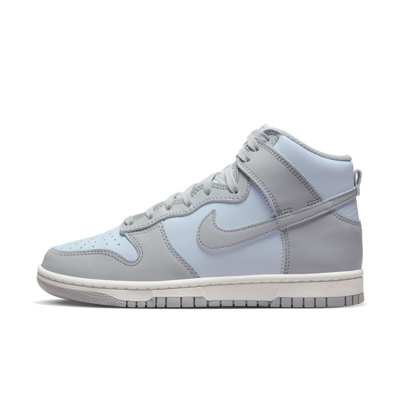 Nike Dunk High, Tinte azul/Blanco cima/Gris ahumado claro, hi-res