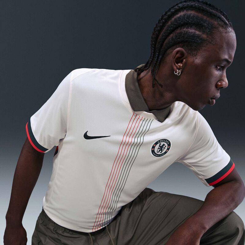 Chelsea FC 2025/26 Stadium Away, Fantasma / Rojo Velocidad / Jade Galáctico / Jade Galáctico, hi-res