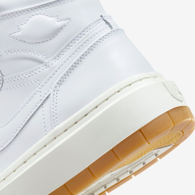 Air Jordan 1 Elevate High SE, Blanco/Vela/Marrón claro goma/Blanco, hi-res