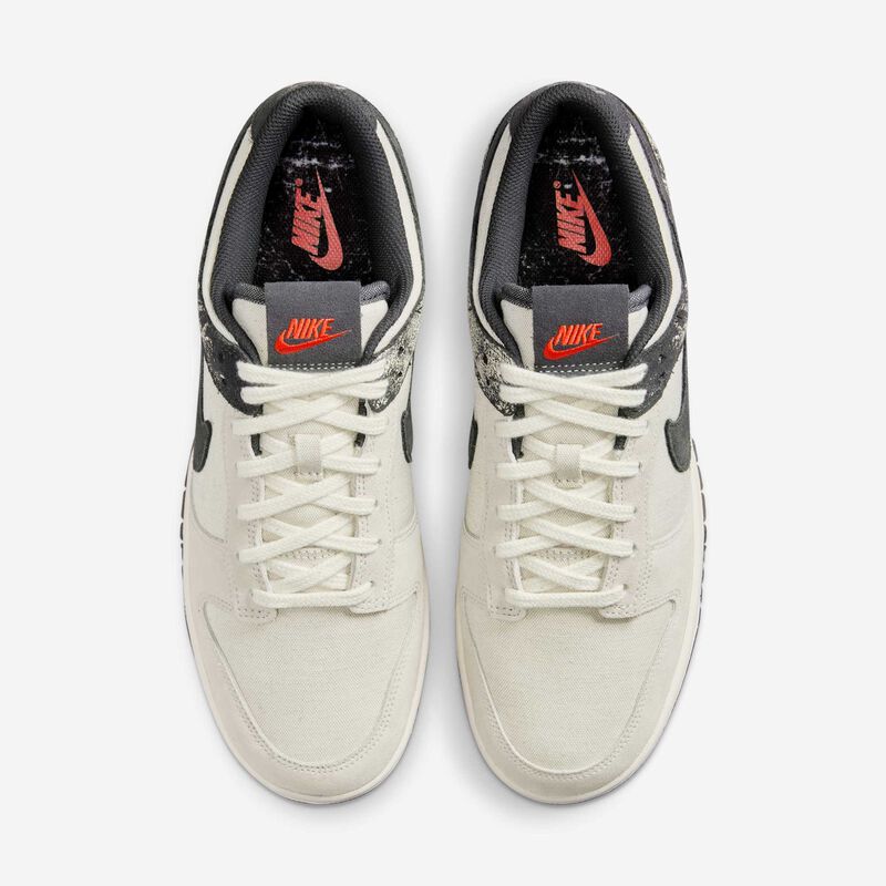 Nike Dunk Low Retro SE, Marfil Pálido/Rojo Picante/Gris Humo Oscuro, hi-res