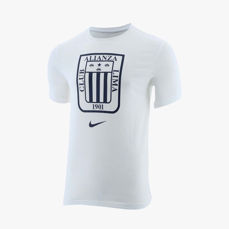 Nike AL Polo Evergreen Crest, Blanco, hi-res