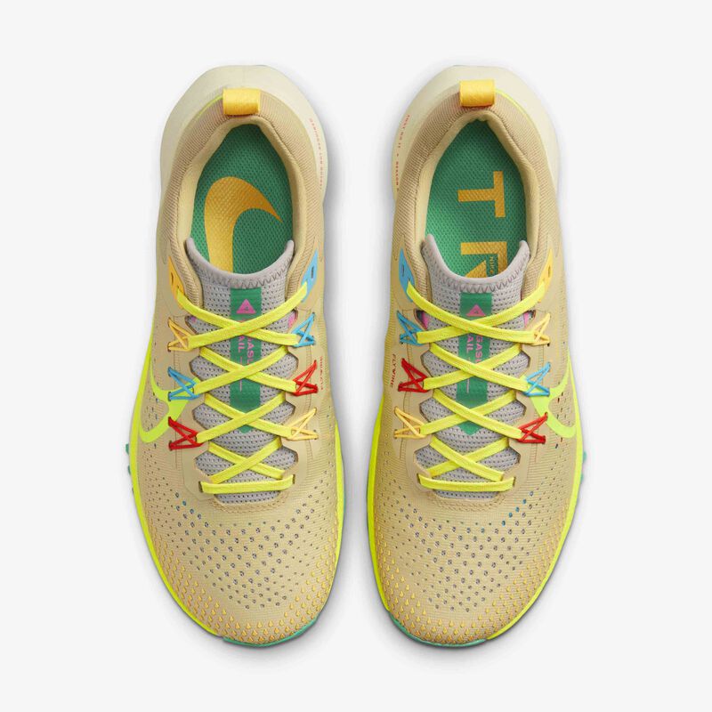 Nike React Pegasus Trail 4, Equipo Oro/Azul báltico/Verde estadio/Volt, hi-res