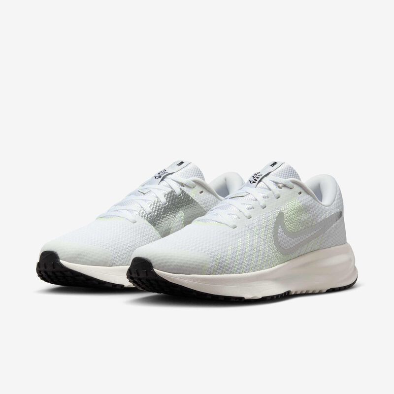 Nike Run Defy, Blanco/Barely Volt/Photon Dust/Plata metalizado, hi-res