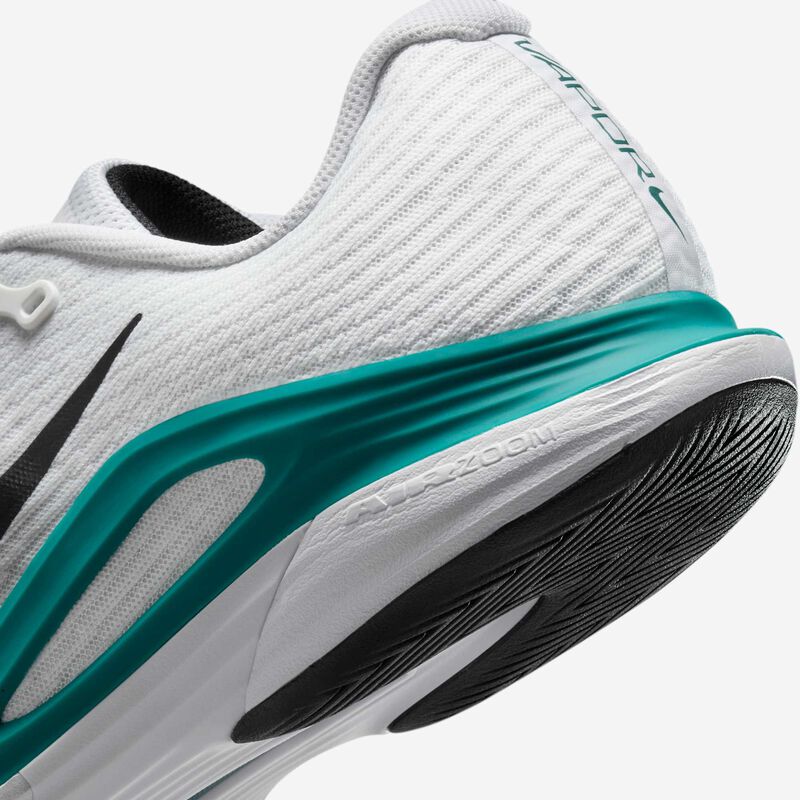 Nike Vapor 12, Blanco/Esmeralda radiante/Negro, hi-res