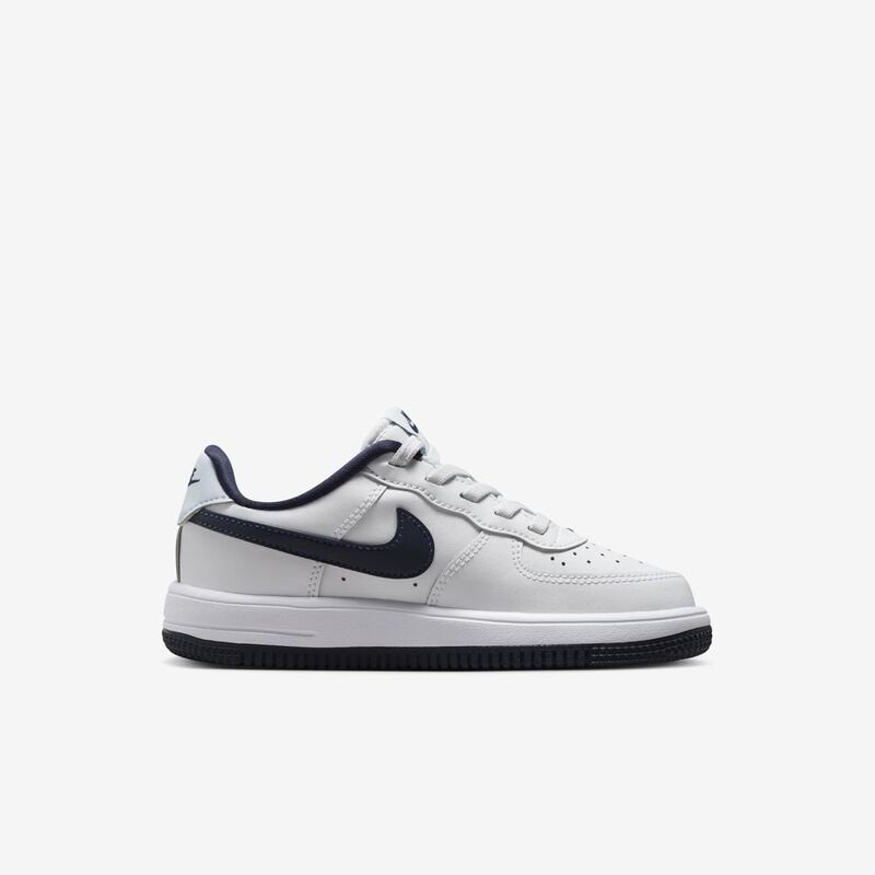 Nike Force 1 Low EasyOn, Blanco/Marino Medianoche-Gris Fútbol, hi-res
