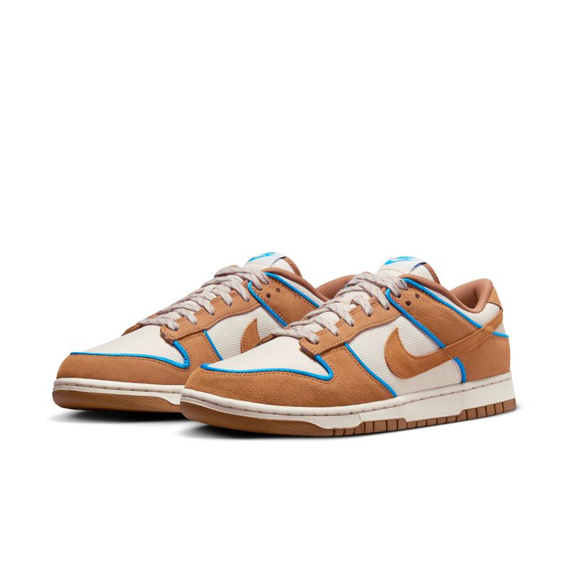 Nike Dunk Low Retro Premium, Marrón Británico Claro/ Bronceado Británico Claro-Foto Azul, hi-res