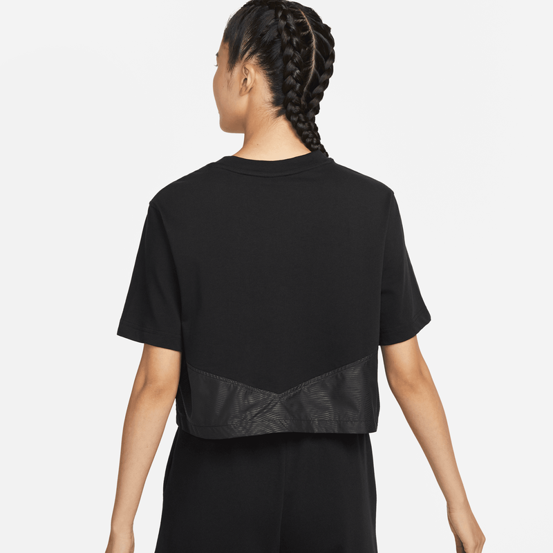 Nike Sportswear Icon Clash Print Top, NEGRO, hi-res