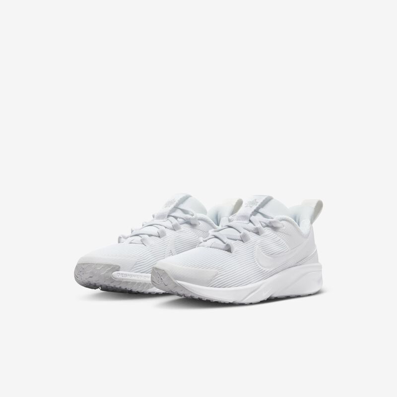 Nike Star Runner 4, Blanco/Blanco/Platino Puro/Blanco, hi-res