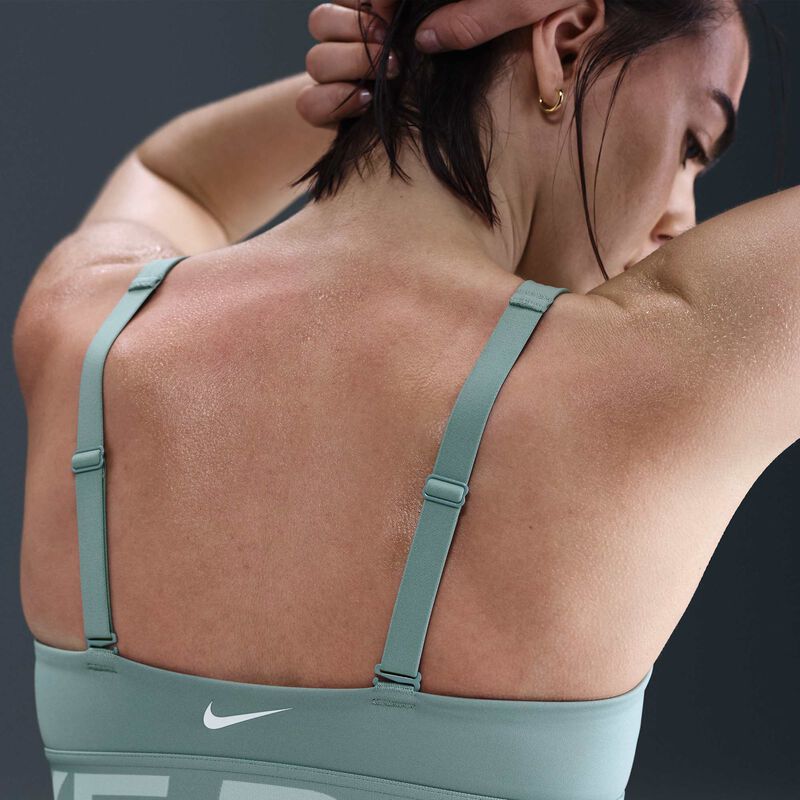 Nike Pro Indy Plunge, Cañón/Hielo de jade/Blanco, hi-res