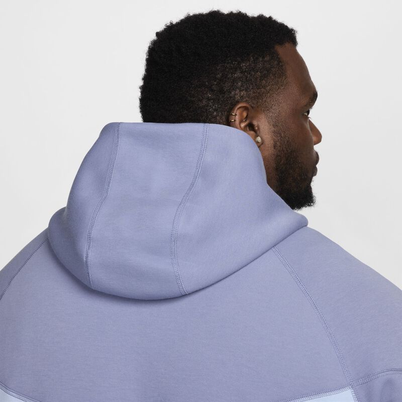 Nike Sportswear Tech Fleece Windrunner, Azul Marino Claro/Pizarra Ceniza/Blanco, hi-res
