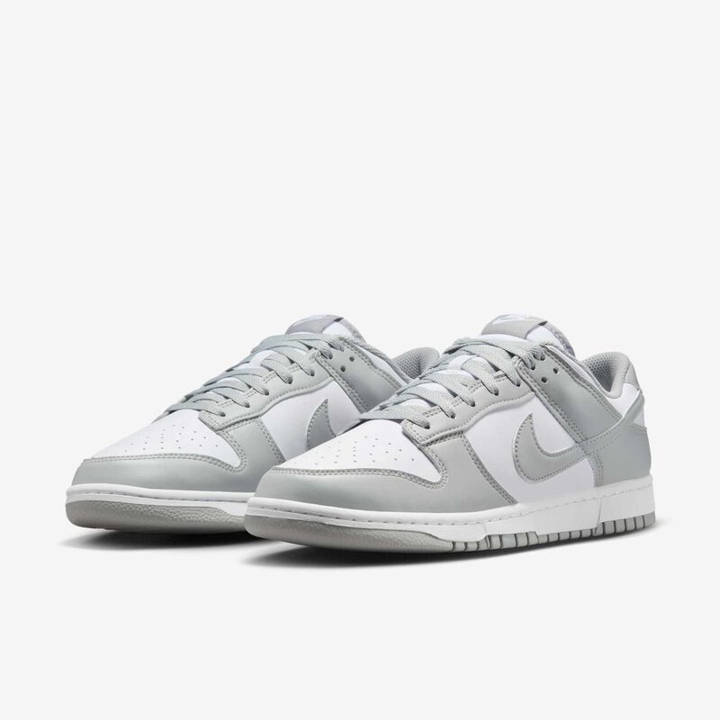 Nike Dunk Low Retro, Blanco/Blanco/Gris Humo Claro, hi-res