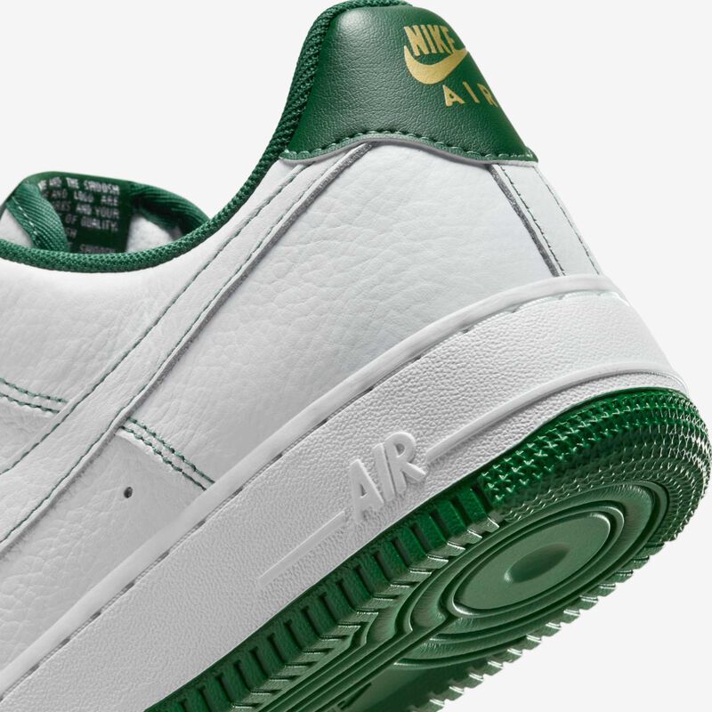 Nike Air Force 1 '07 Mini Jewel, Blanco/Verde Garganta-Oro Metalizado, hi-res