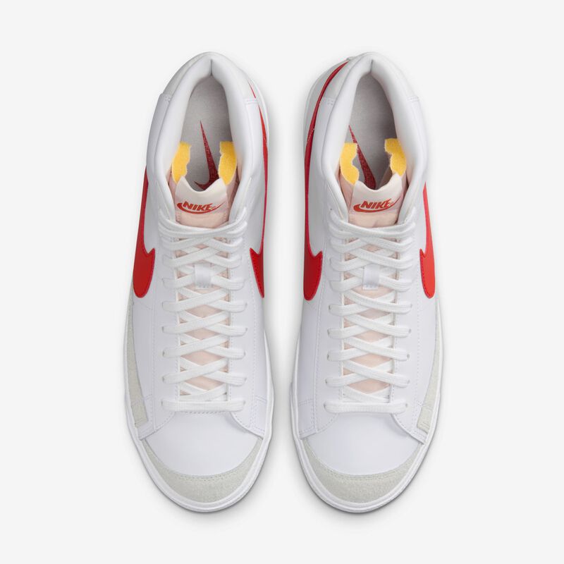 Nike Blazer Mid '77 Vintage, Blanco/Blanco cumbre/Rojo picante, hi-res
