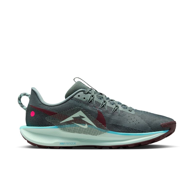Nike Pegasus Trail 5, Verde Arcilla/Menta Espuma Turq-Algas-Burdeos Crush-Hyper Pink, hi-res