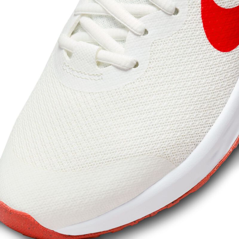 Nike Revolution 6, Blanco cumbre/Obsidiana/Blanco/Rojo pista, hi-res