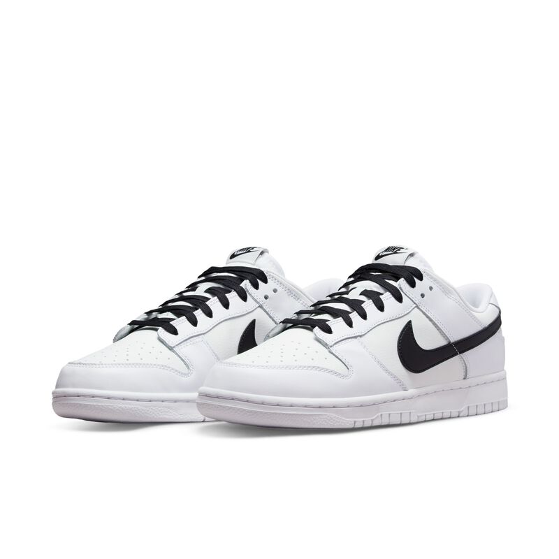 Nike Dunk Low Retro, Blanco/Negro-Blanco cima, hi-res