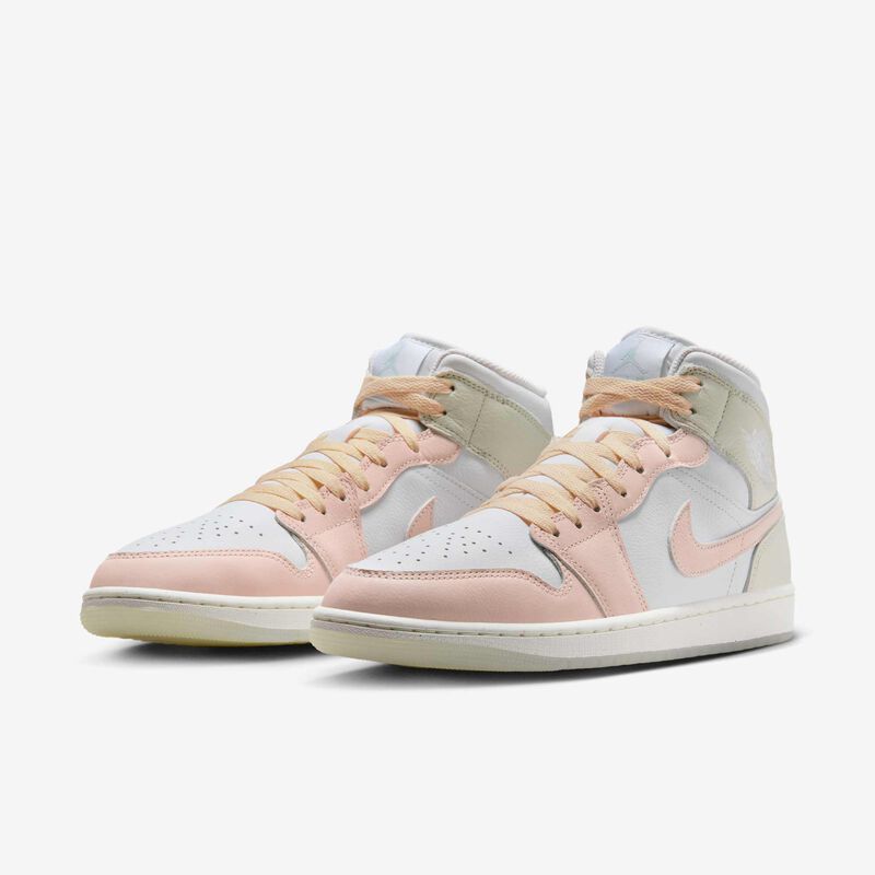 Air Jordan 1 Mid SE, Maíz negro/universitario-blanco, hi-res