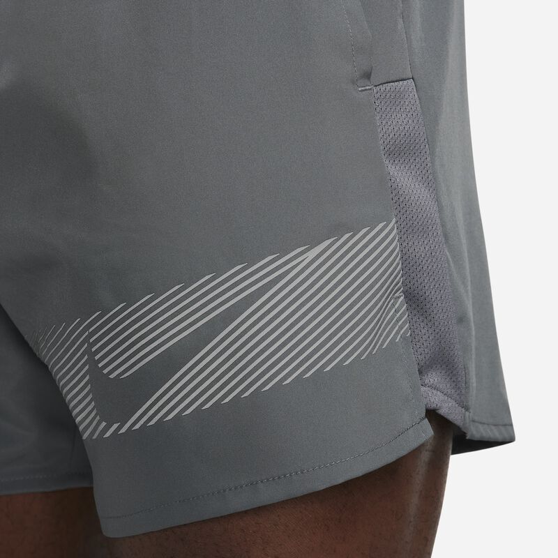 Nike Challenger Flash, Gris Hierro/Negro/Negro, hi-res